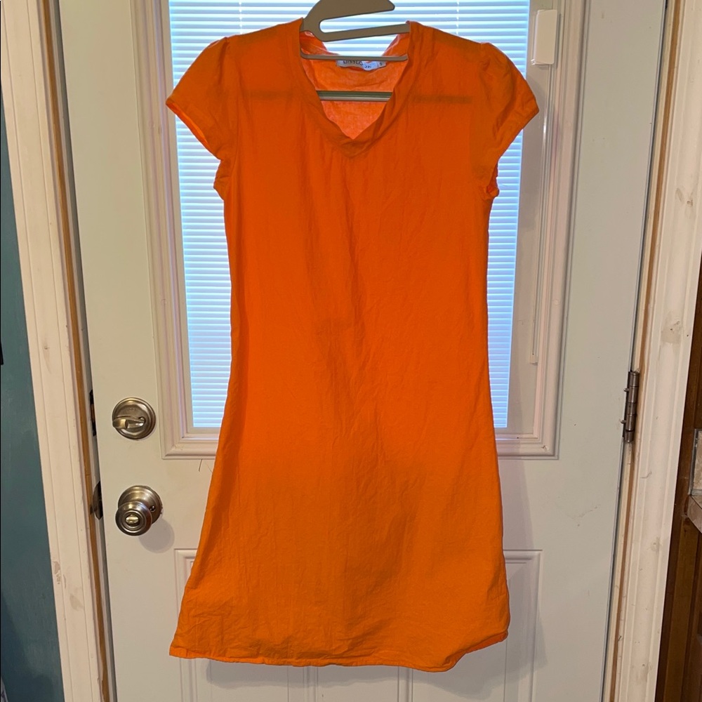 MISSLOOK Orange Mini Dress